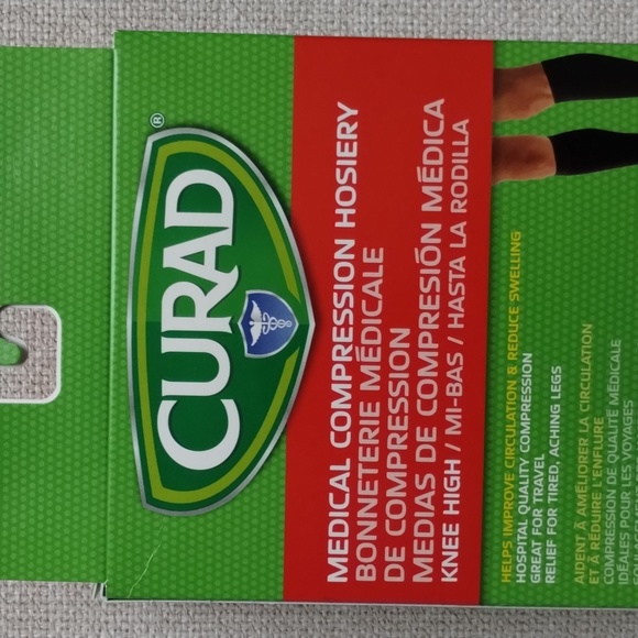 Curad Medical Compression Hosiery Knee High Black - Picture 5 of 8